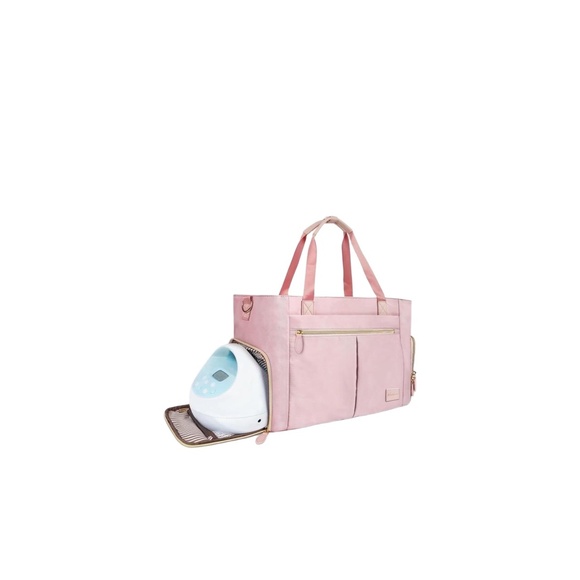 Pink Diaper Bag Multi Compartment Large - Picture 2 of 2